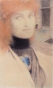 Fernand Khnopff Who Shall Deliver Me France oil painting artist